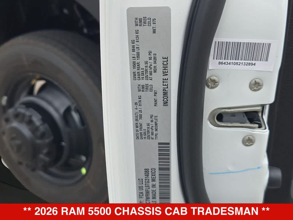 2026 RAM 5500 Chassis Cab Tradesman
