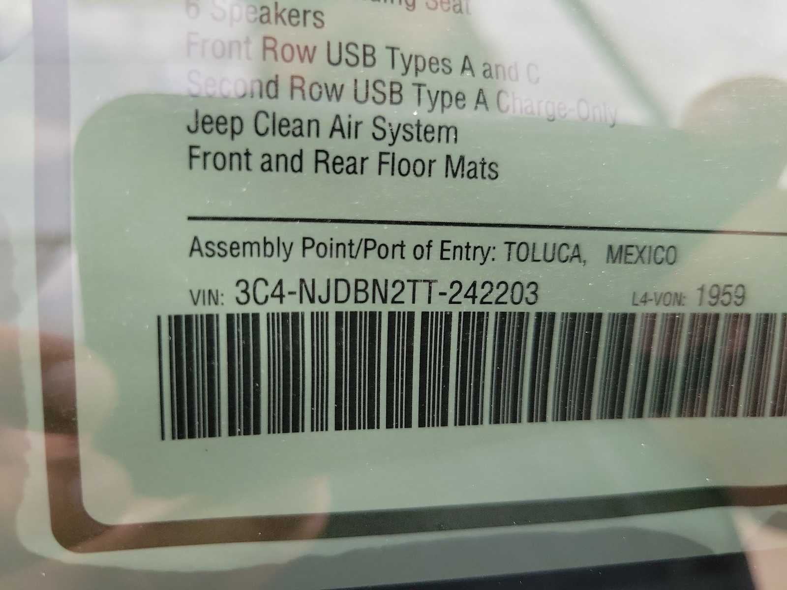 2026 Jeep Compass COMPASS LATITUDE ALTITUDE 4X4