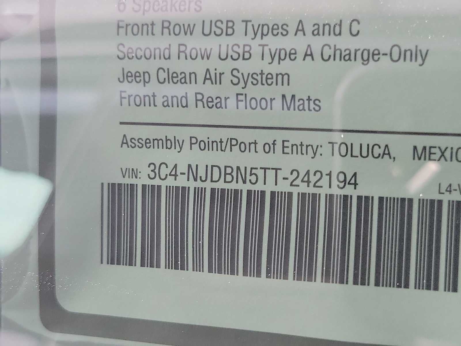 2026 Jeep Compass COMPASS LATITUDE ALTITUDE 4X4