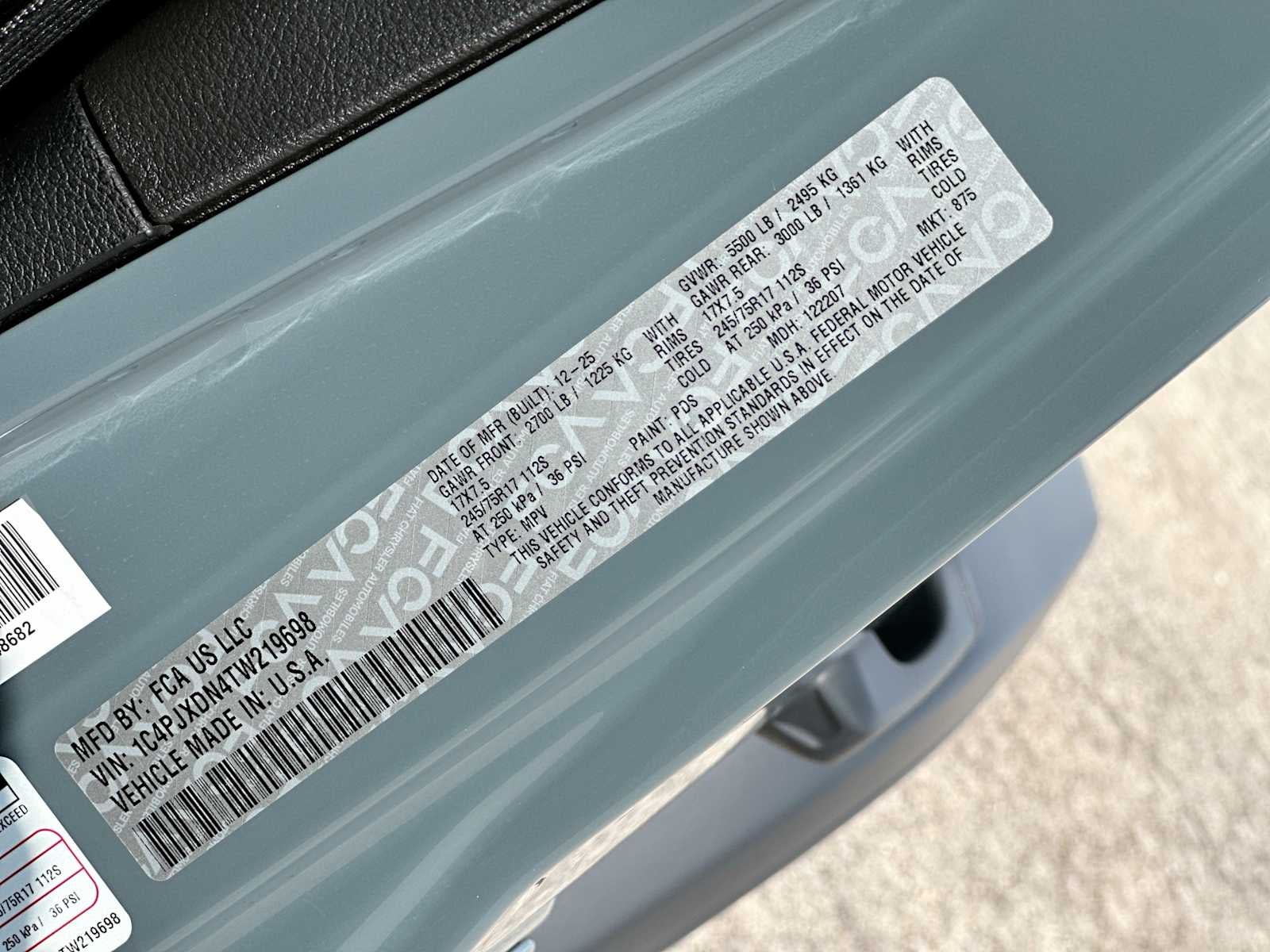 2026 Jeep Wrangler WRANGLER 4-DOOR SPORT