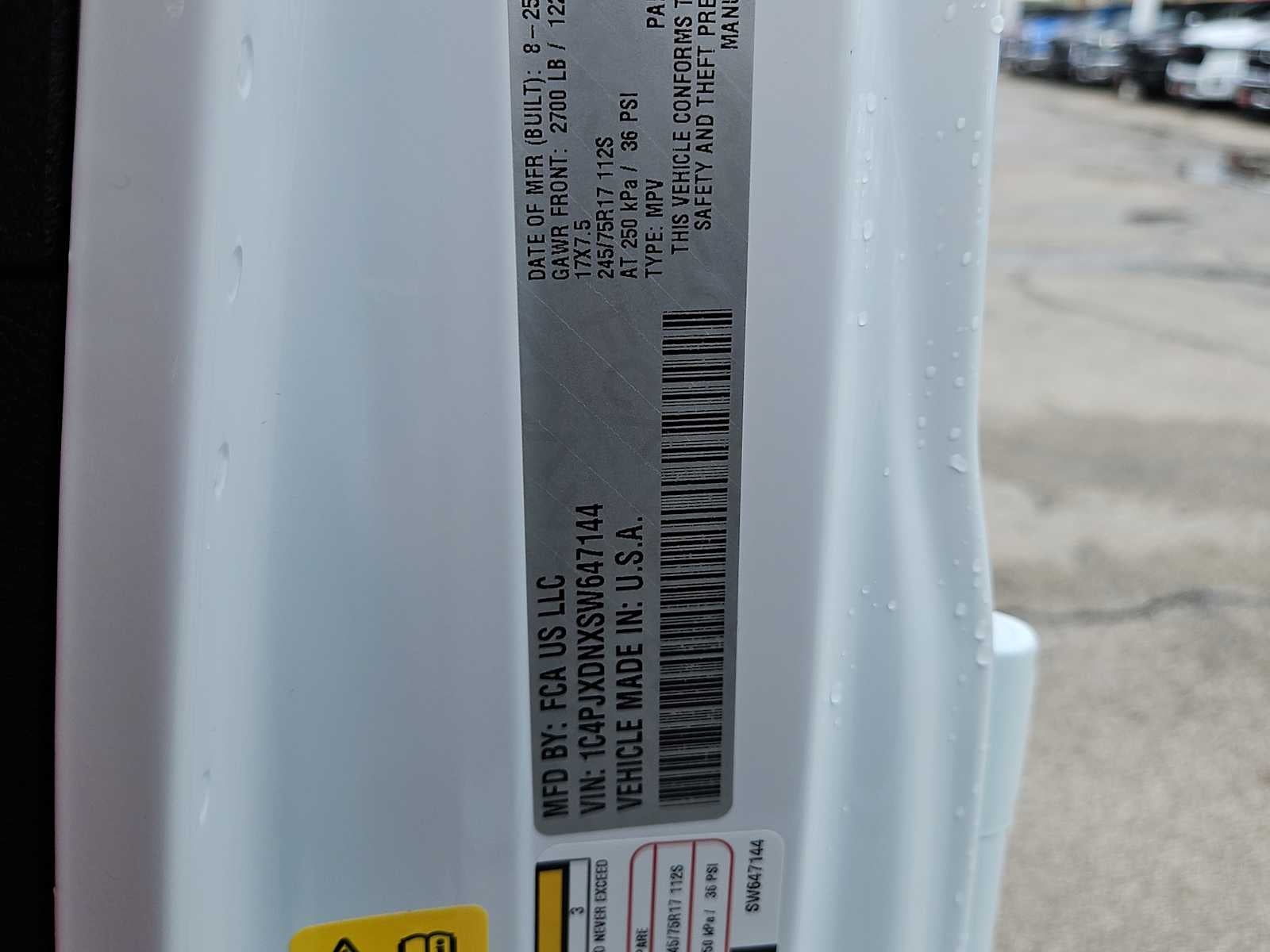 2025 Jeep Wrangler WRANGLER 4-DOOR SPORT S