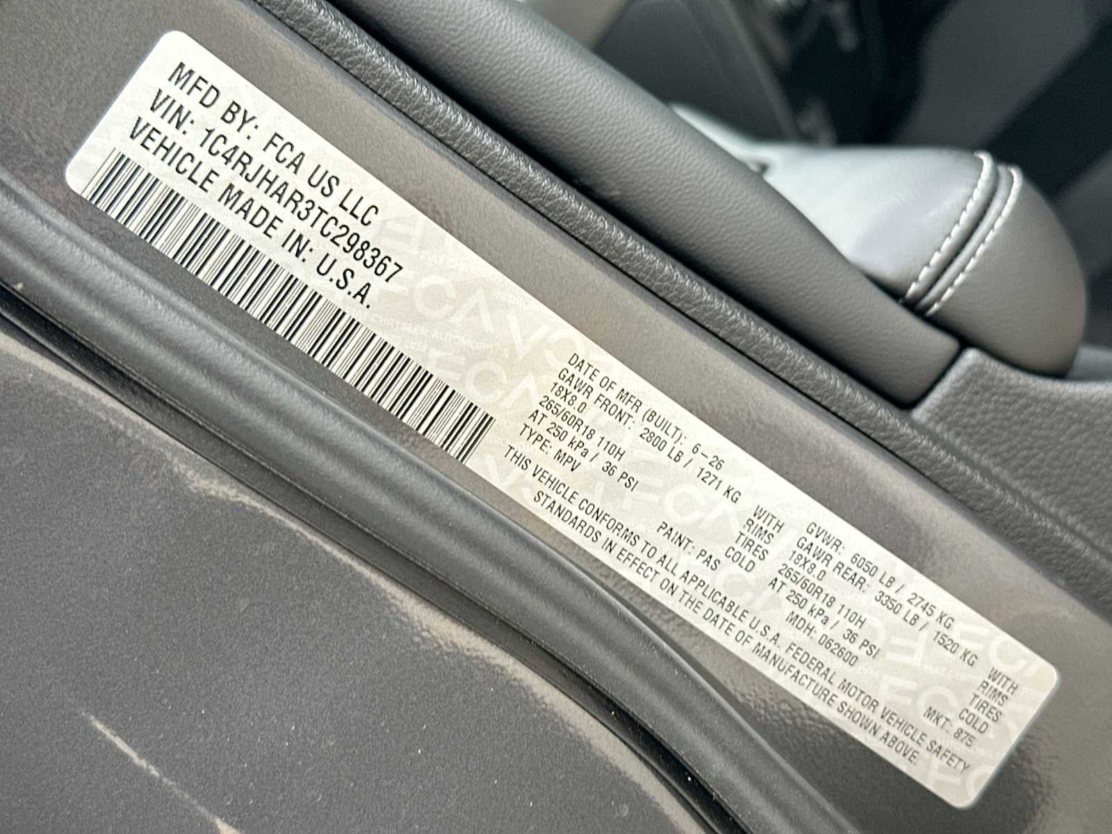 2026 Jeep Grand Cherokee GRAND CHEROKEE LAREDO ALTITUDE 4X4