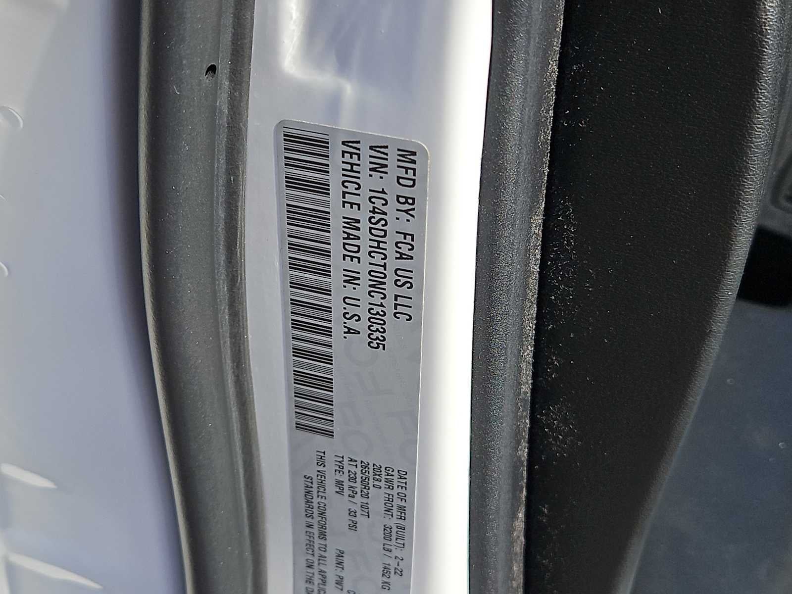 2022 Dodge Durango R/T Plus RWD