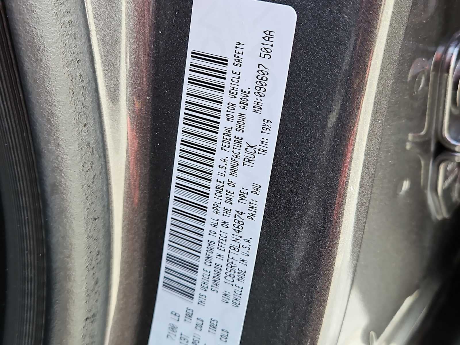 2020 RAM 1500 Lone Star Crew Cab 4x4 5'7' Box