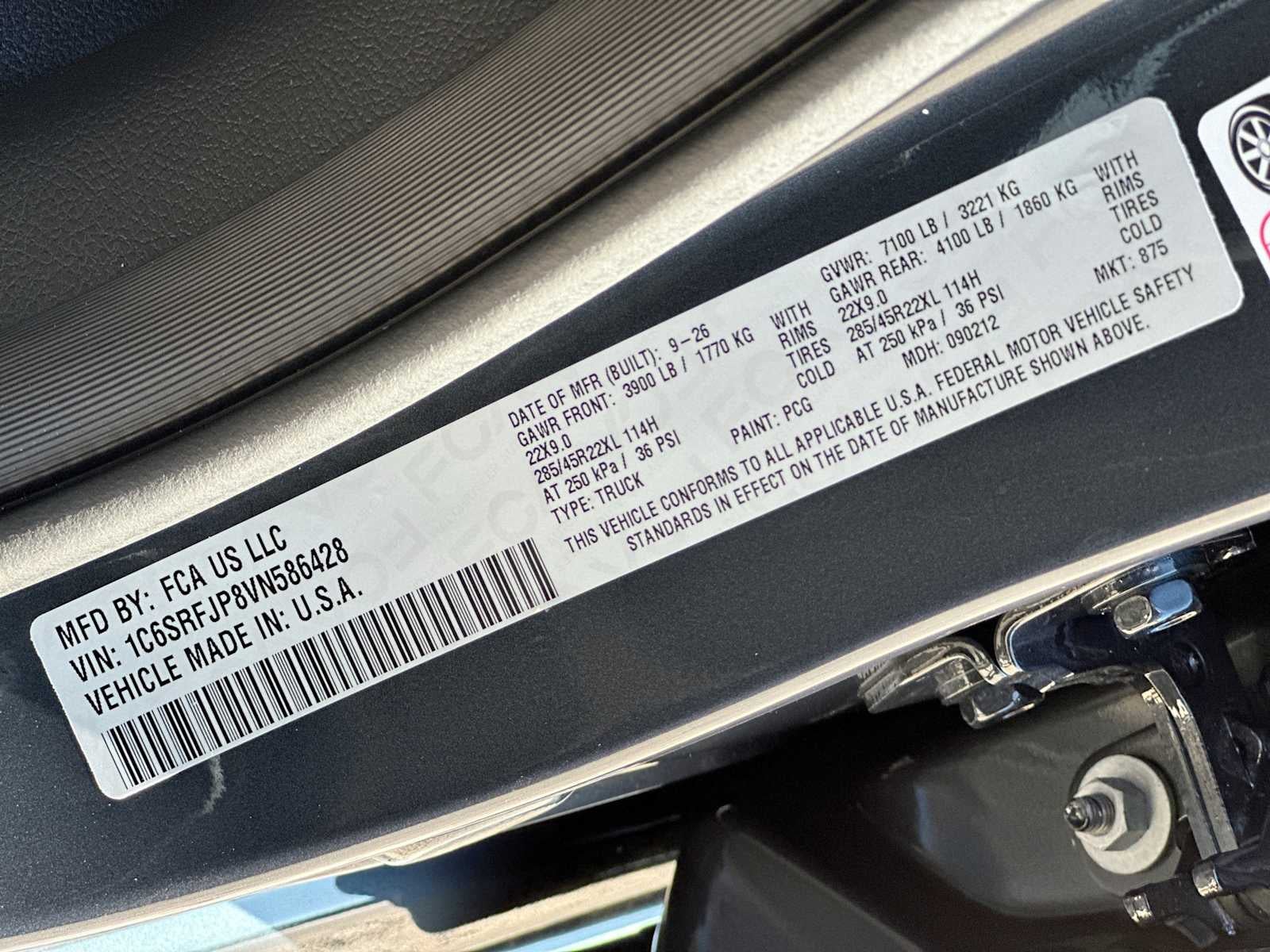 2027 RAM 1500 RAM 1500 LARAMIE CREW CAB 4X4 5'7' BOX