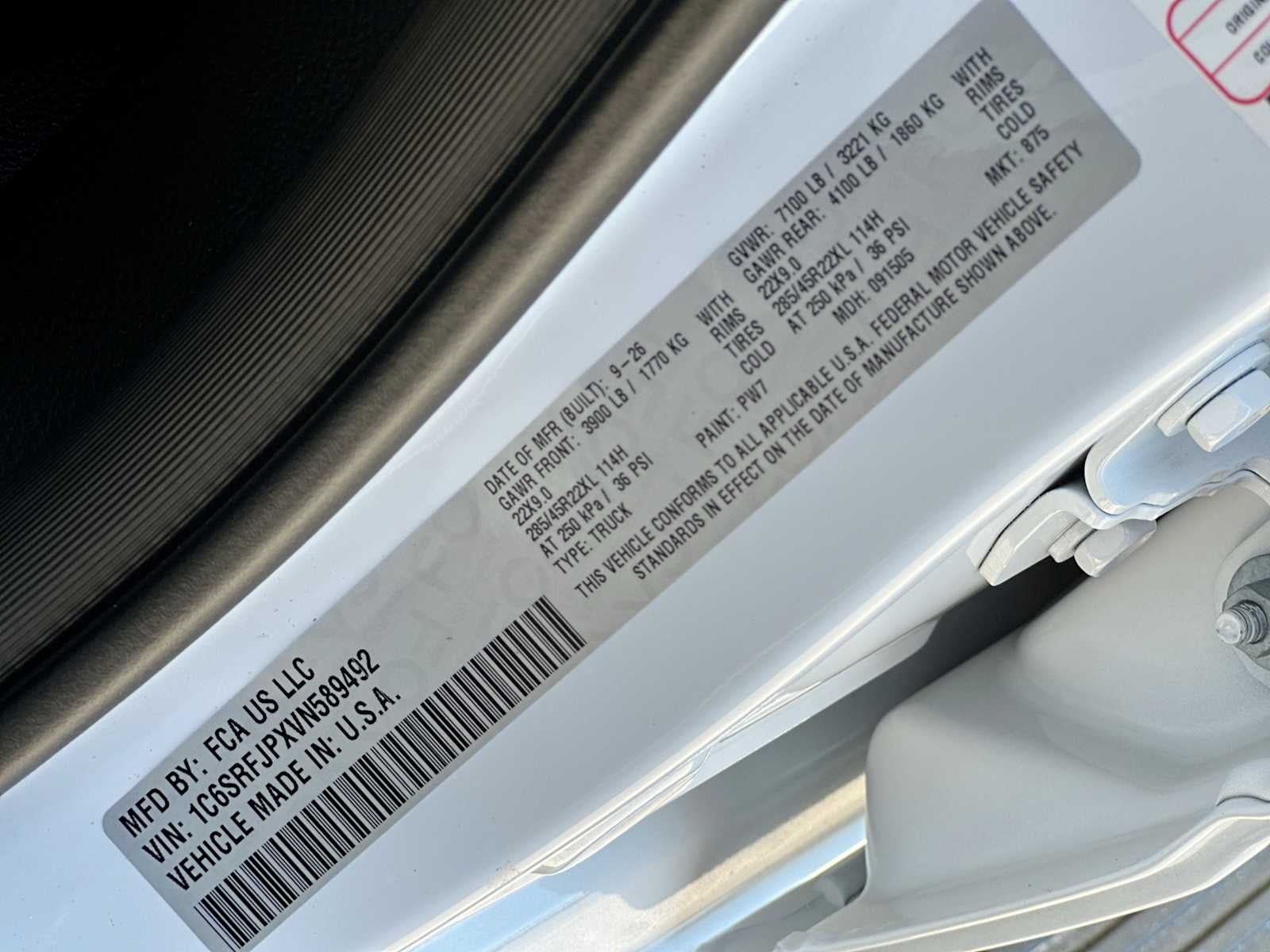 2027 RAM 1500 RAM 1500 LARAMIE CREW CAB 4X4 5'7' BOX