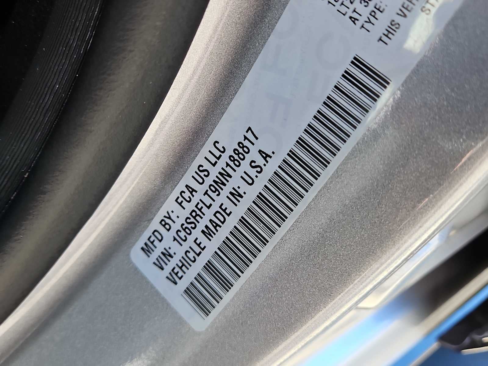 2022 RAM 1500 Rebel Crew Cab 4x4 5'7' Box