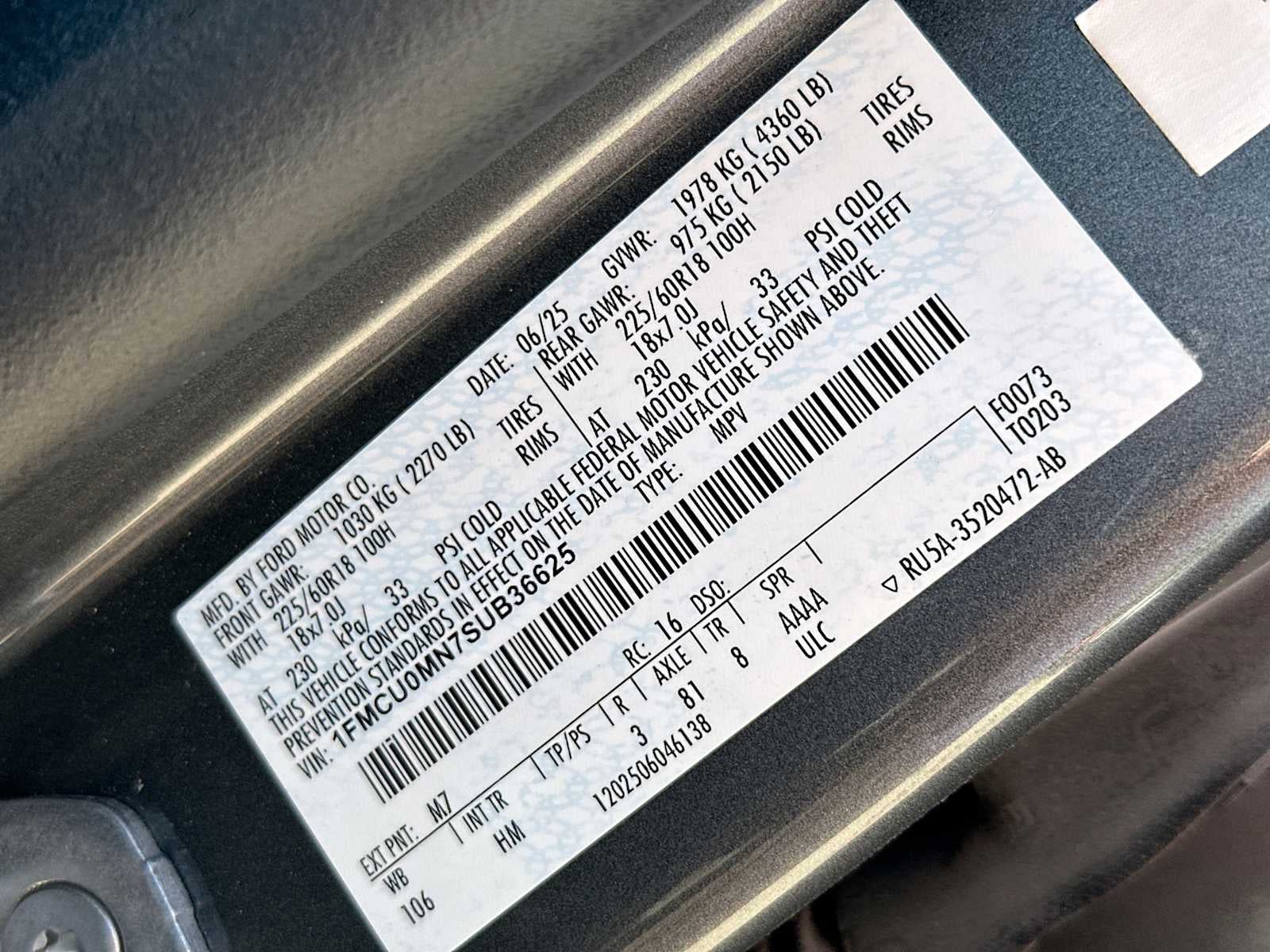2025 Ford Escape ST-Line