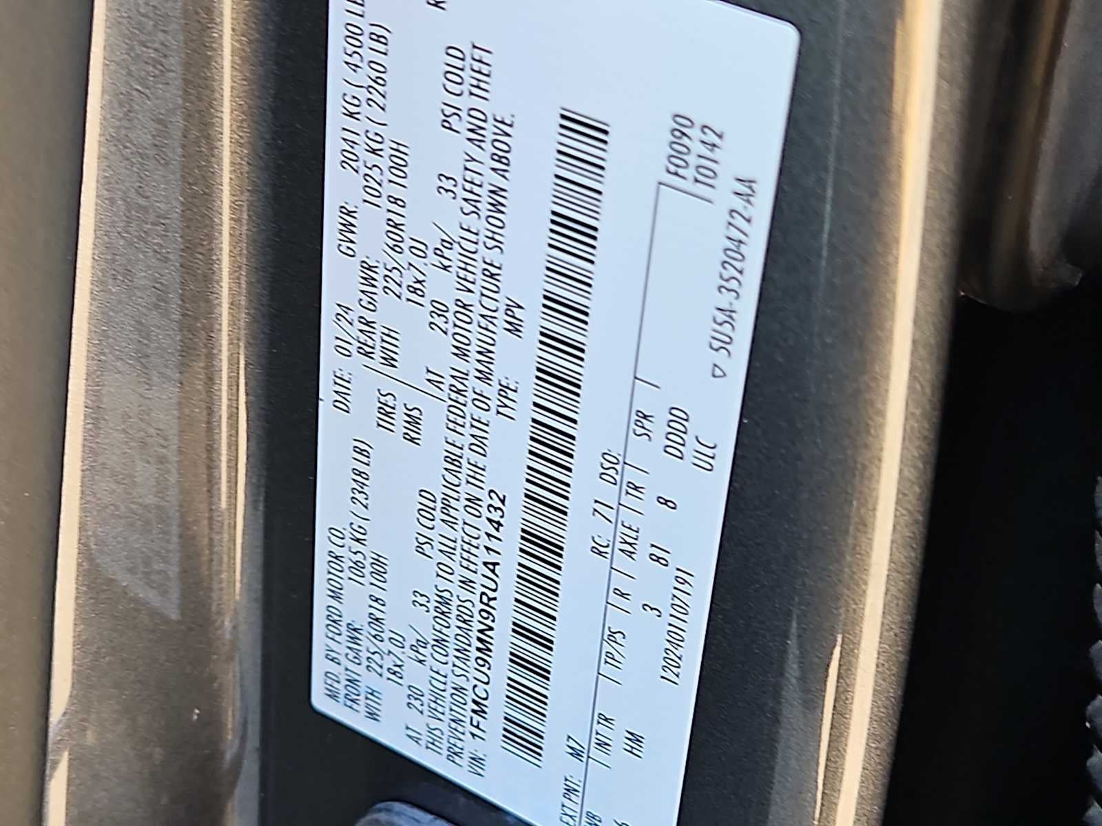 2024 Ford Escape ST-Line