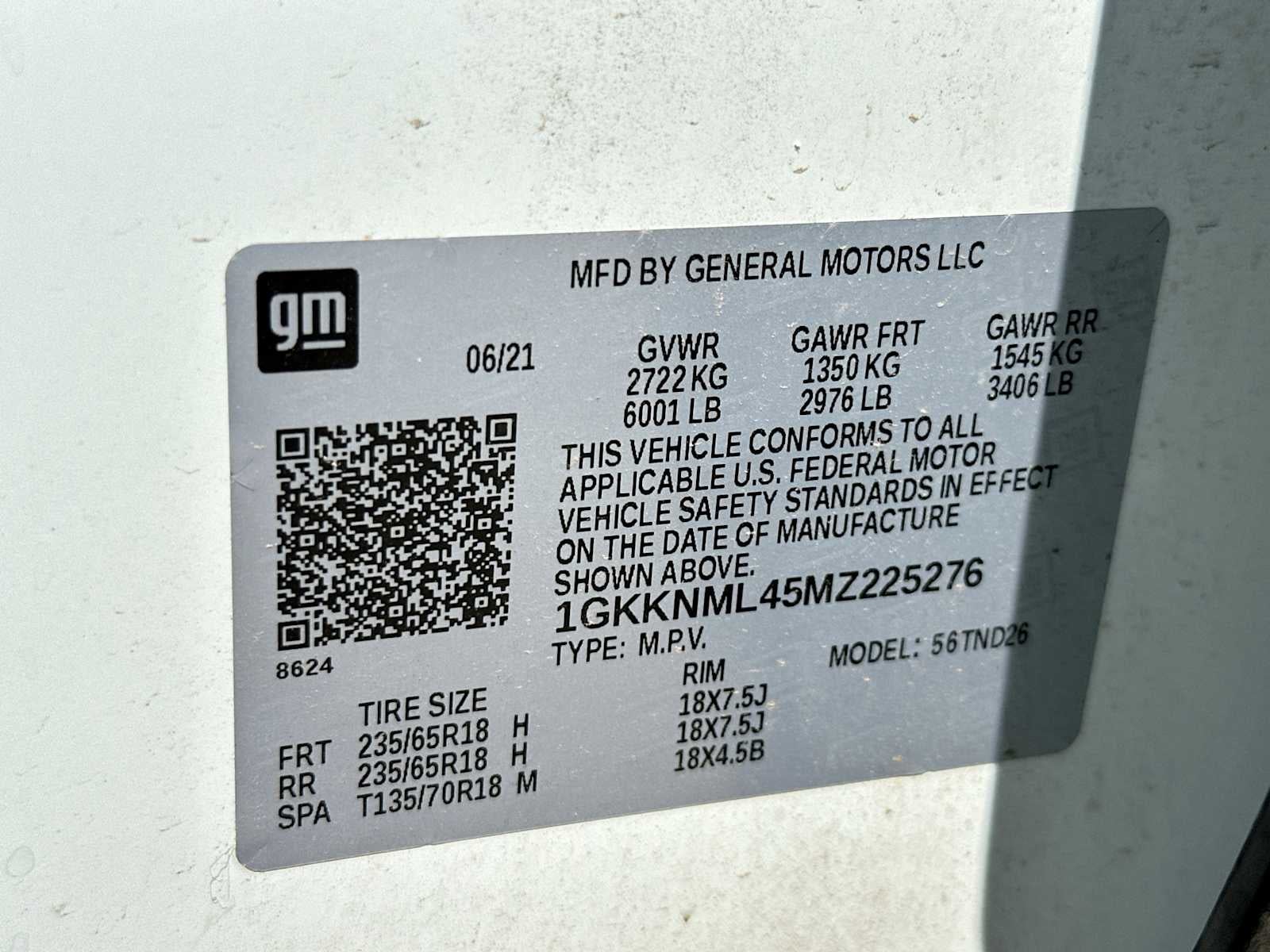 2021 GMC Acadia FWD SLT