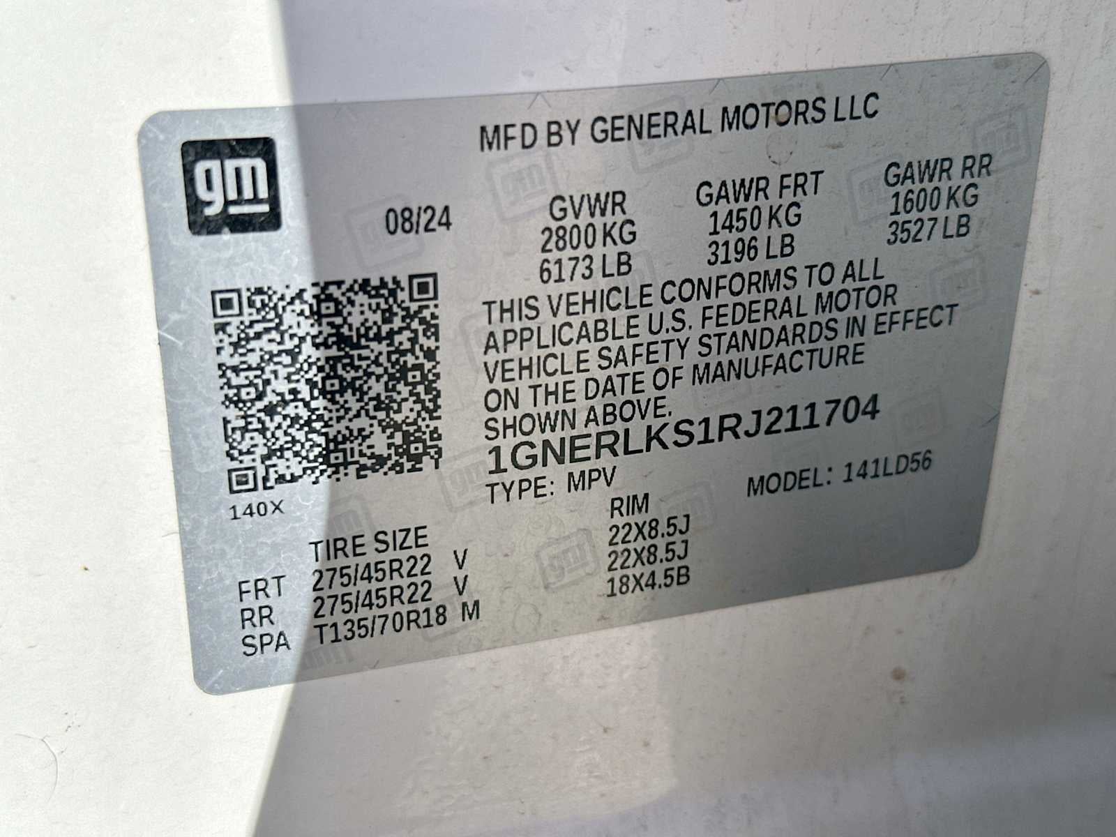 2024 Chevrolet Traverse FWD RS