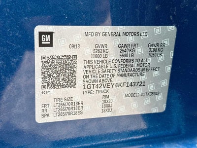 2019 GMC Sierra 3500HD SLT