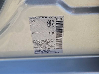 2023 Nissan Altima SV FWD