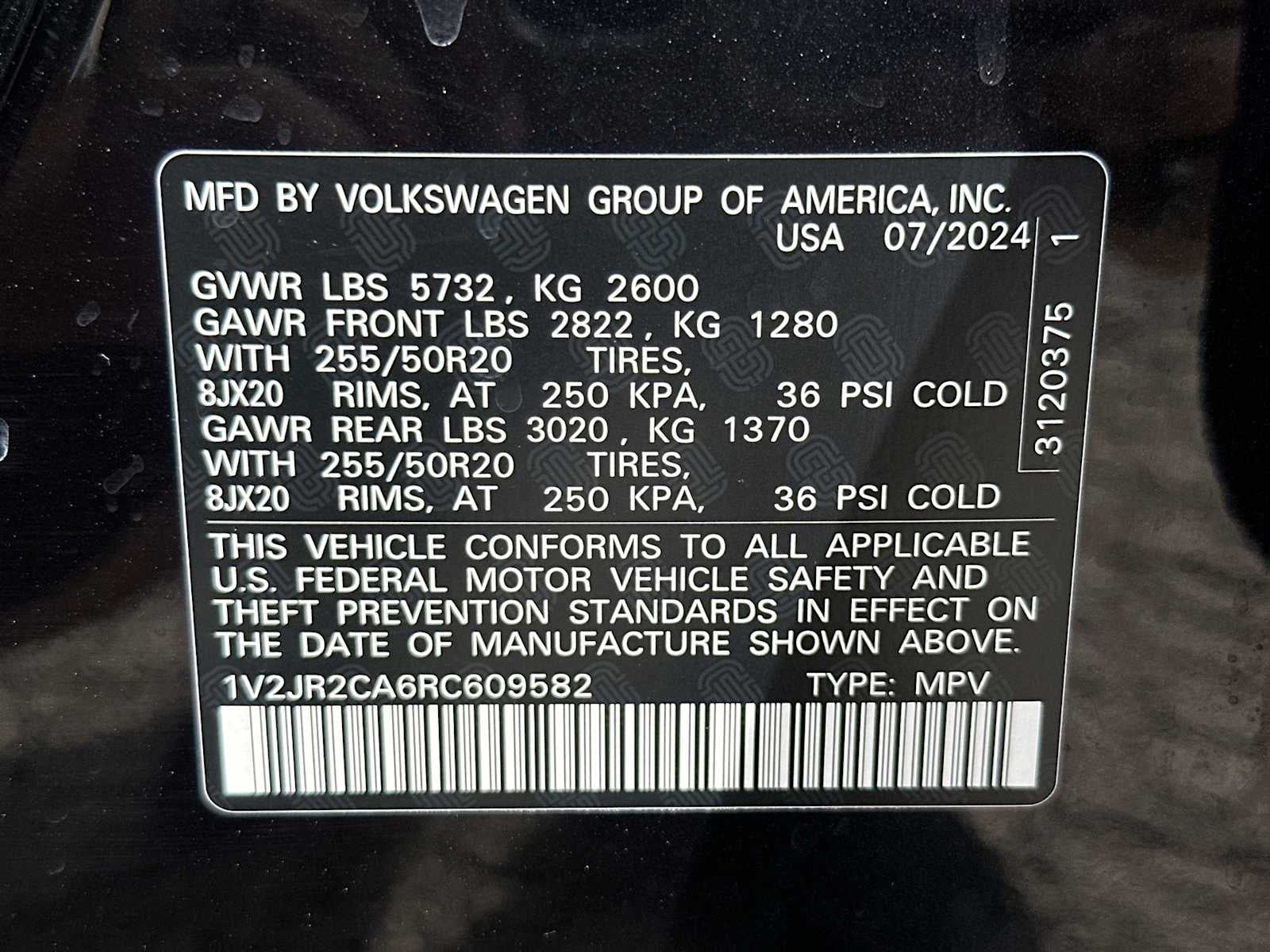 2024 Volkswagen Atlas 2.0T SE w/Technology