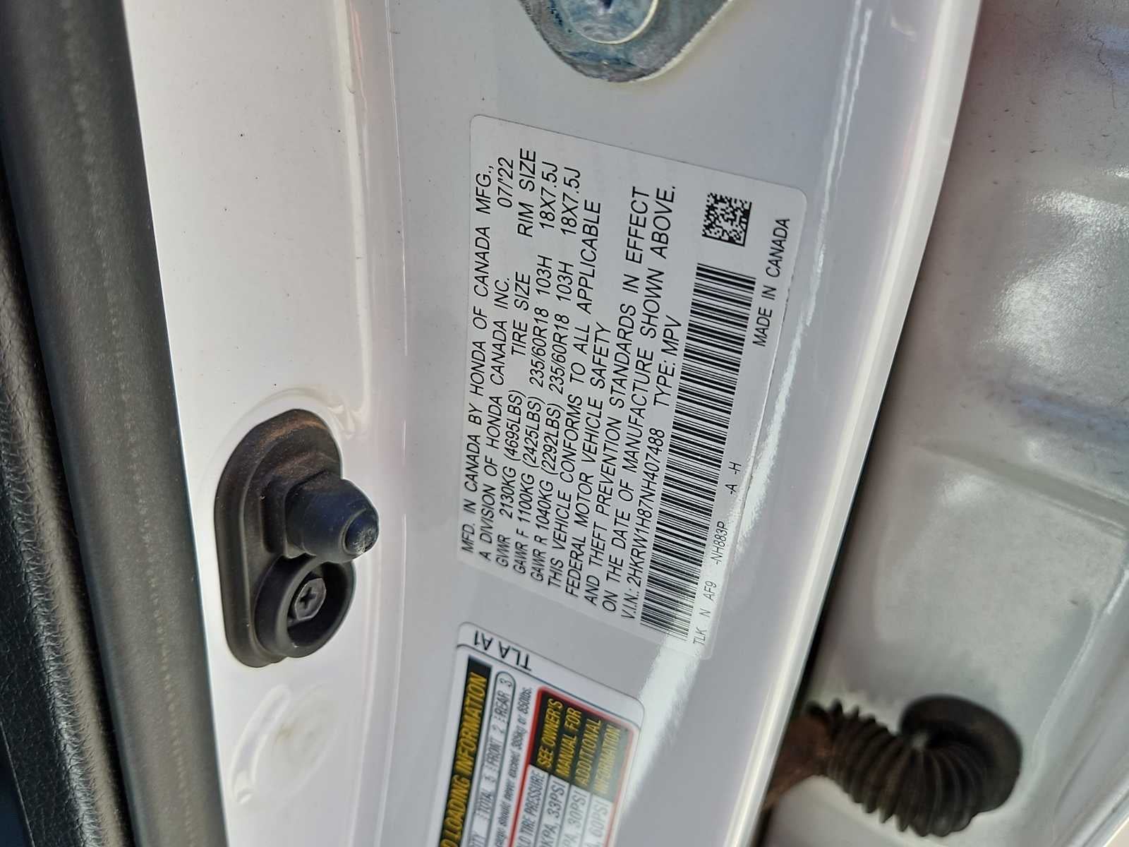 2022 Honda CR-V 2WD EX-L