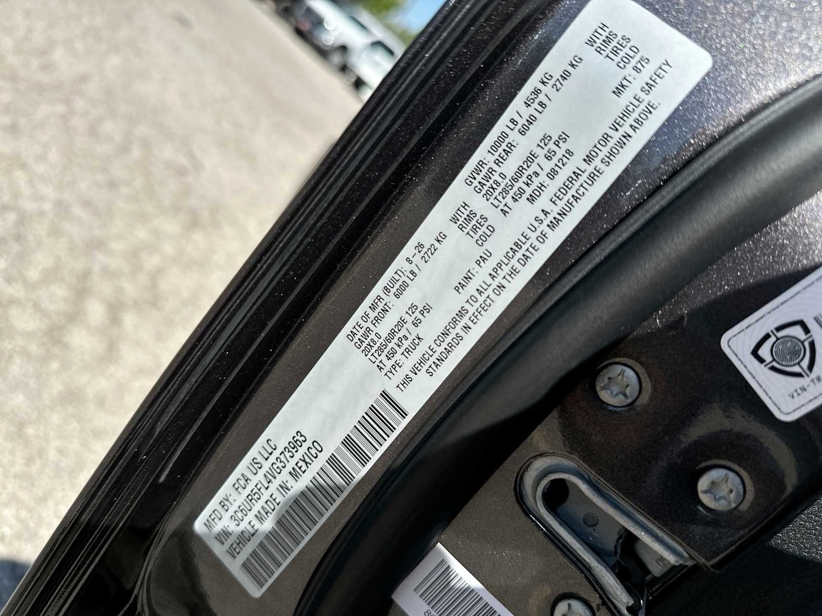 2027 RAM 2500 RAM 2500 LARAMIE CREW CAB 4X4 6'4' BOX