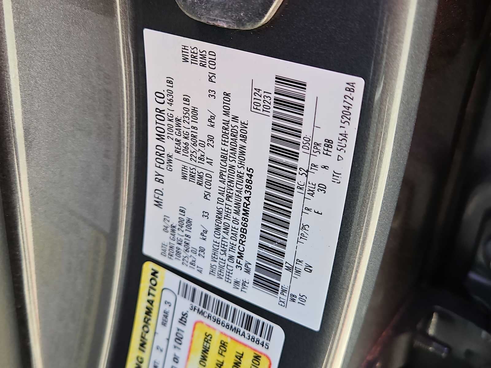 2021 Ford Bronco Sport Big Bend 4x4