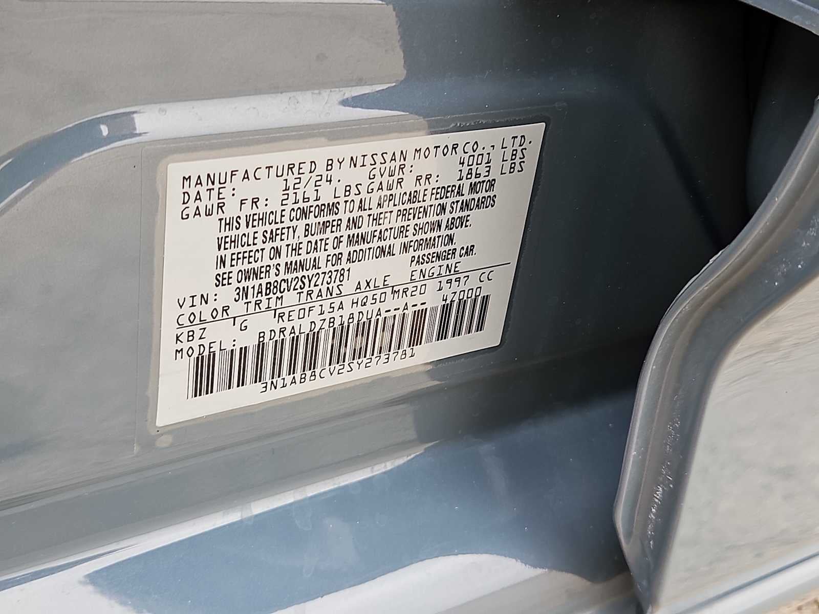 2025 Nissan Sentra SV