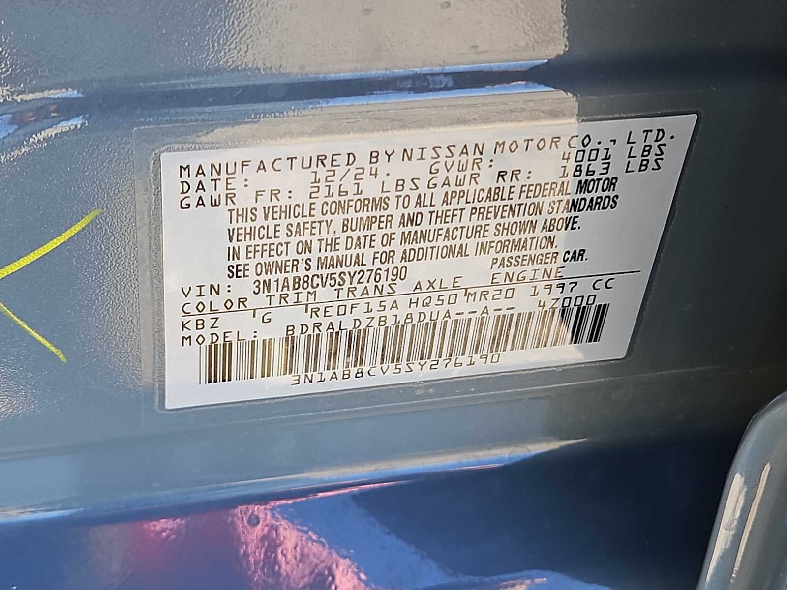 2025 Nissan Sentra SV