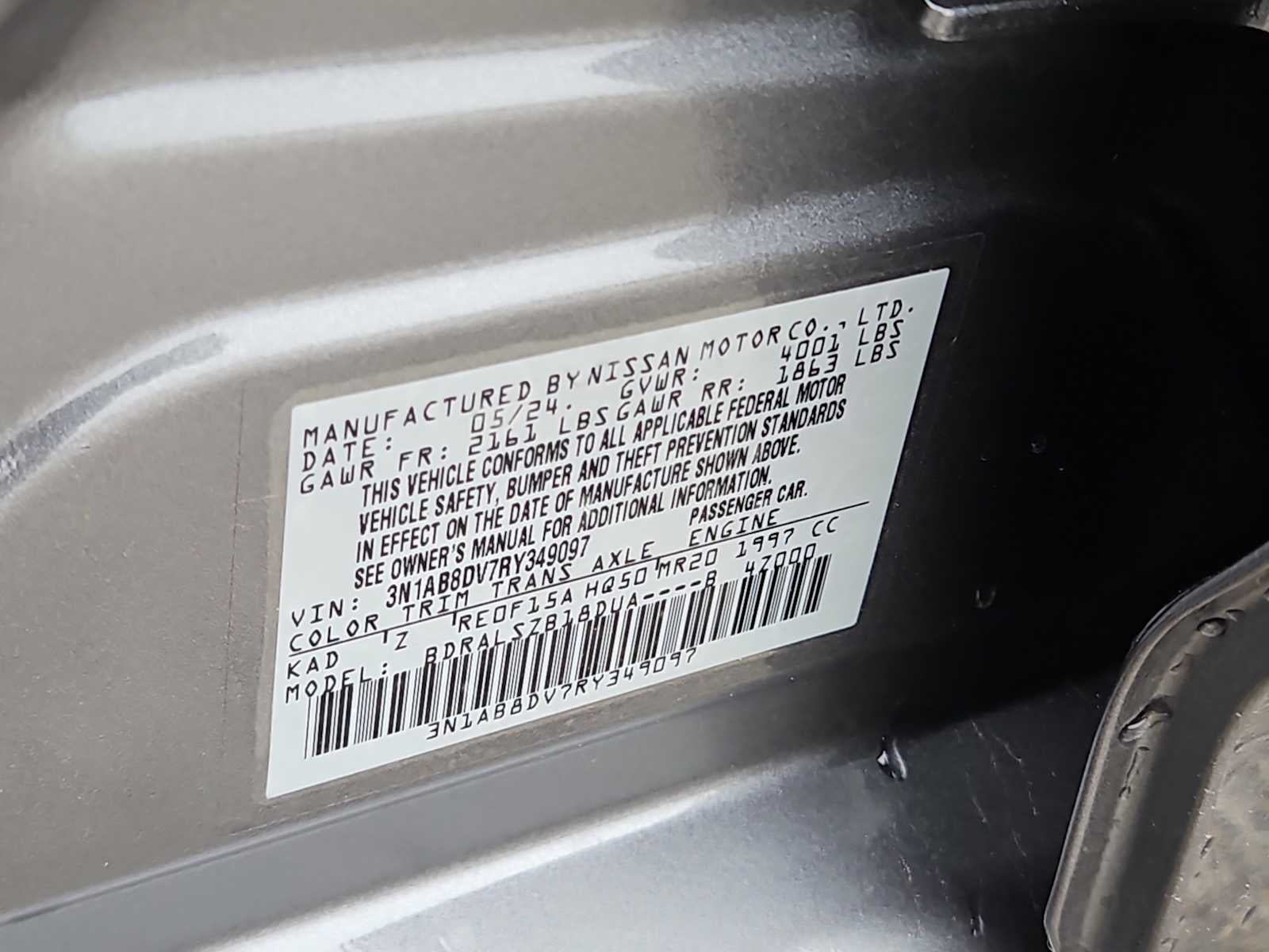 2024 Nissan Sentra SR Xtronic CVT