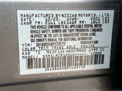 2024 Nissan Sentra SR Xtronic CVT