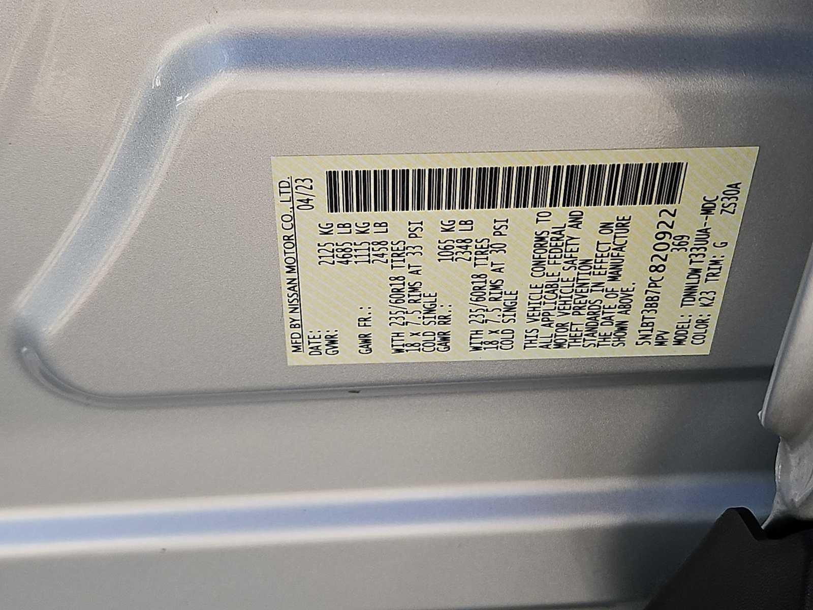 2023 Nissan Rogue SV Intelligent AWD