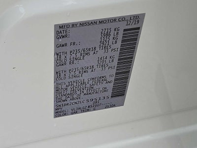 2020 Nissan Pathfinder SL 2WD