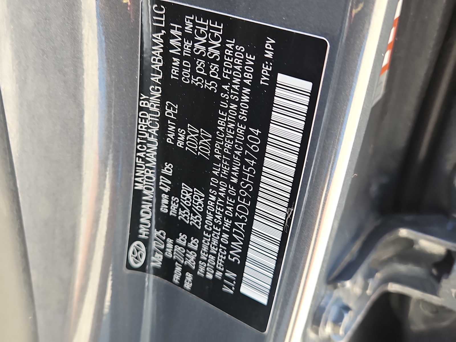 2025 Hyundai Tucson SE