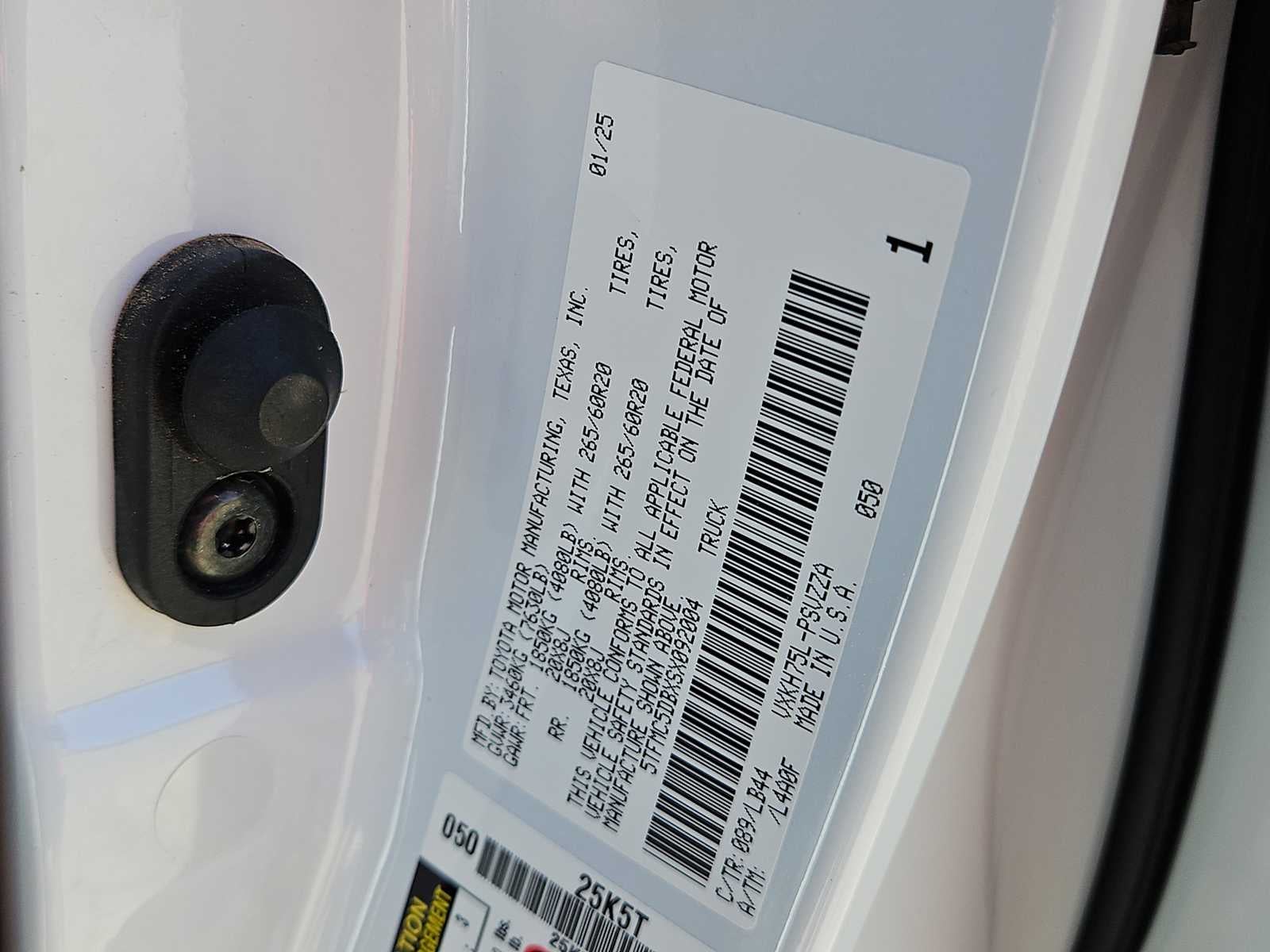 2025 Toyota Tundra Hybrid 1794 Edition CrewMax 5.5' Bed