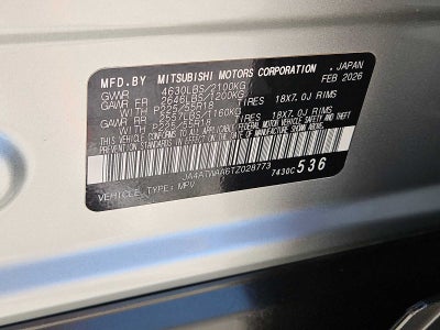 2026 Mitsubishi Eclipse Cross SE S-AWC