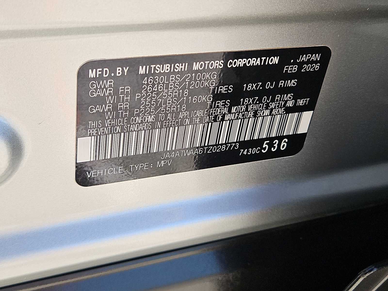 2026 Mitsubishi Eclipse Cross SE S-AWC