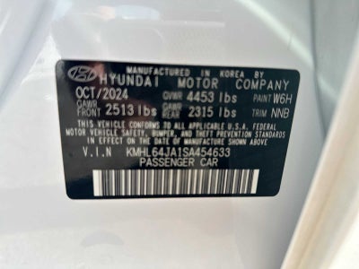 2025 Hyundai Sonata SEL