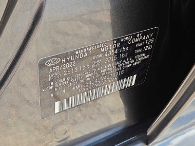2022 Hyundai Sonata SEL