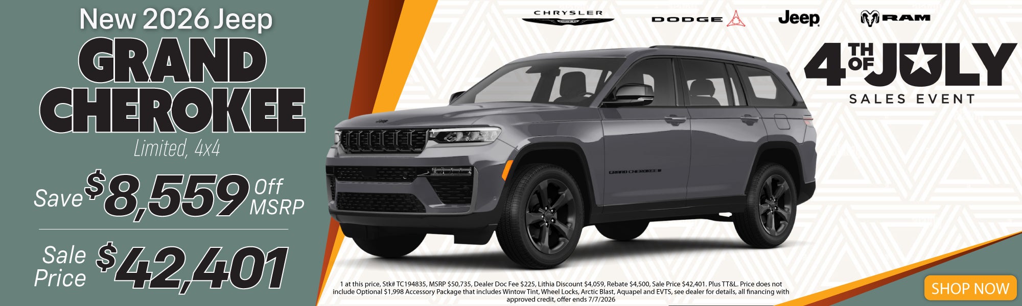 New 2026 Jeep Grand Cherokee