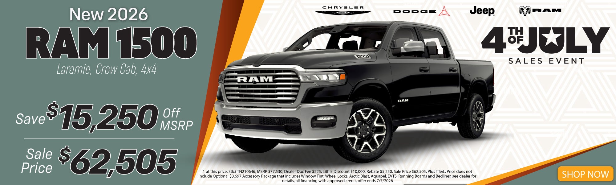 New 2026 Ram 1500