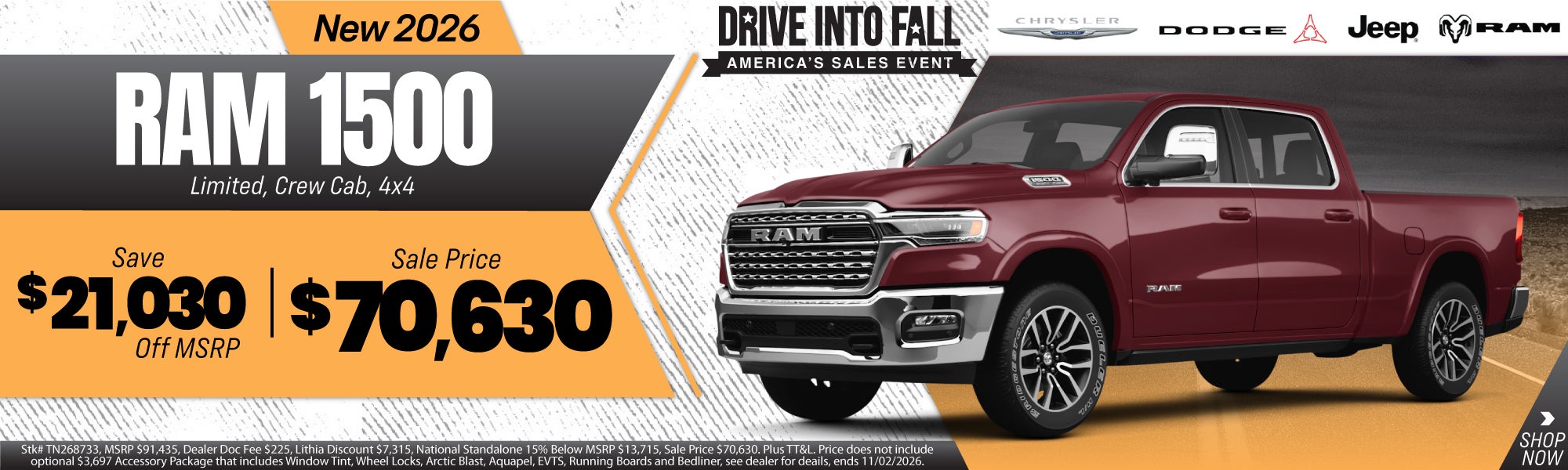 New 2026 Ram 1500