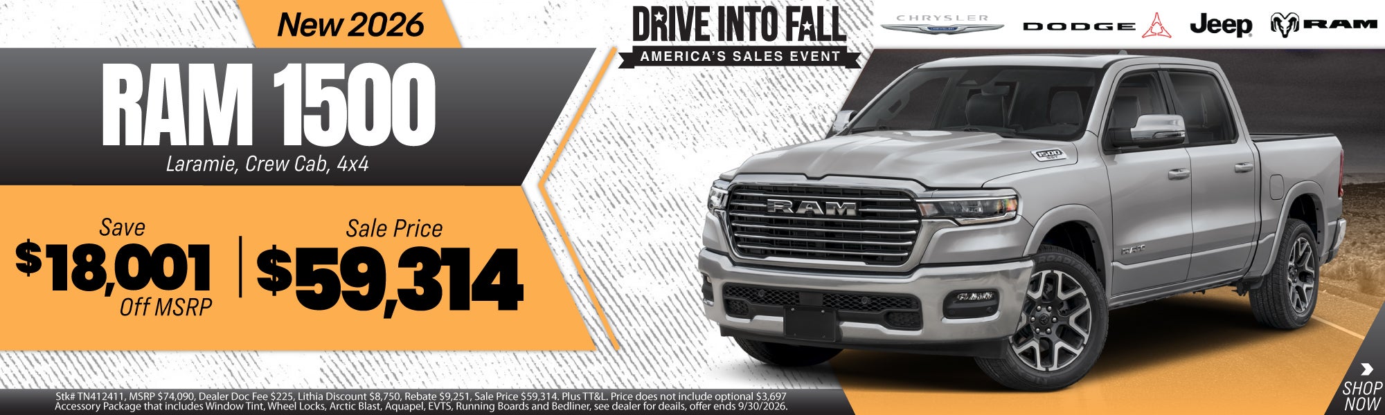 New 2026 Ram 1500