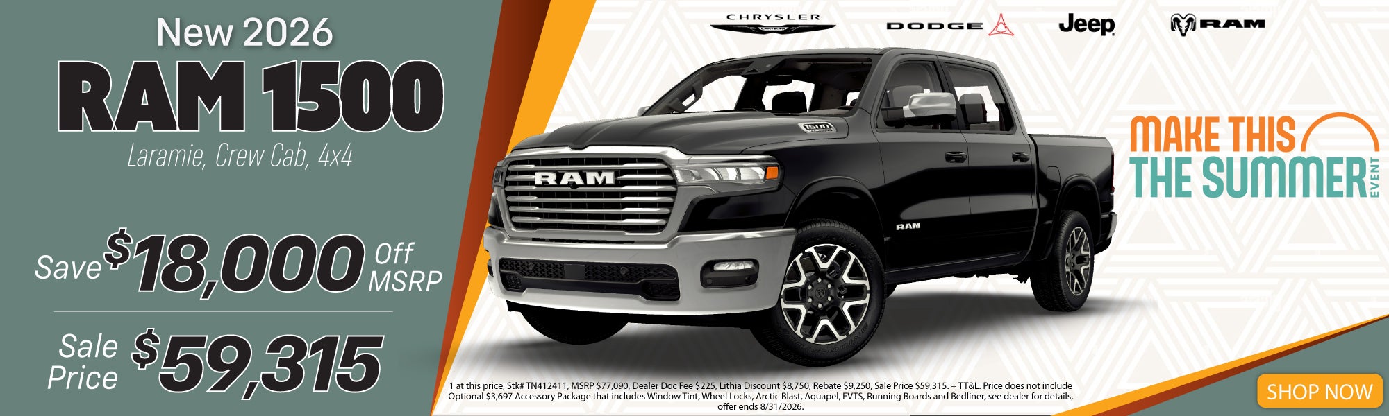 New 2026 Ram 1500