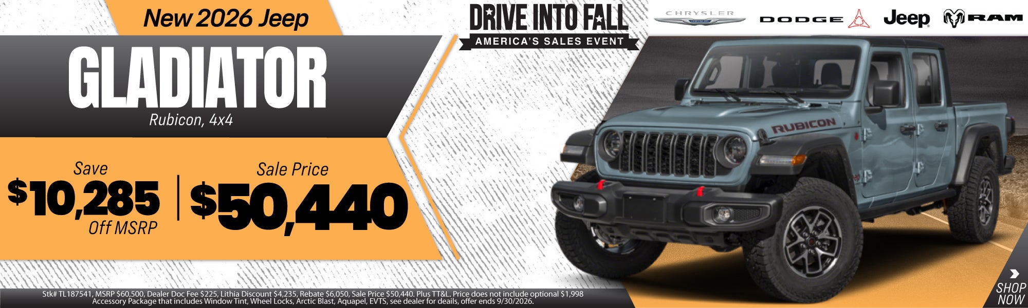 New 2026 Jeep Gladiator