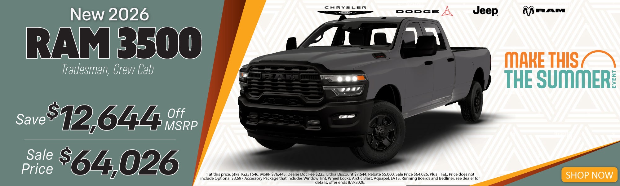 New 2026 Ram 3500