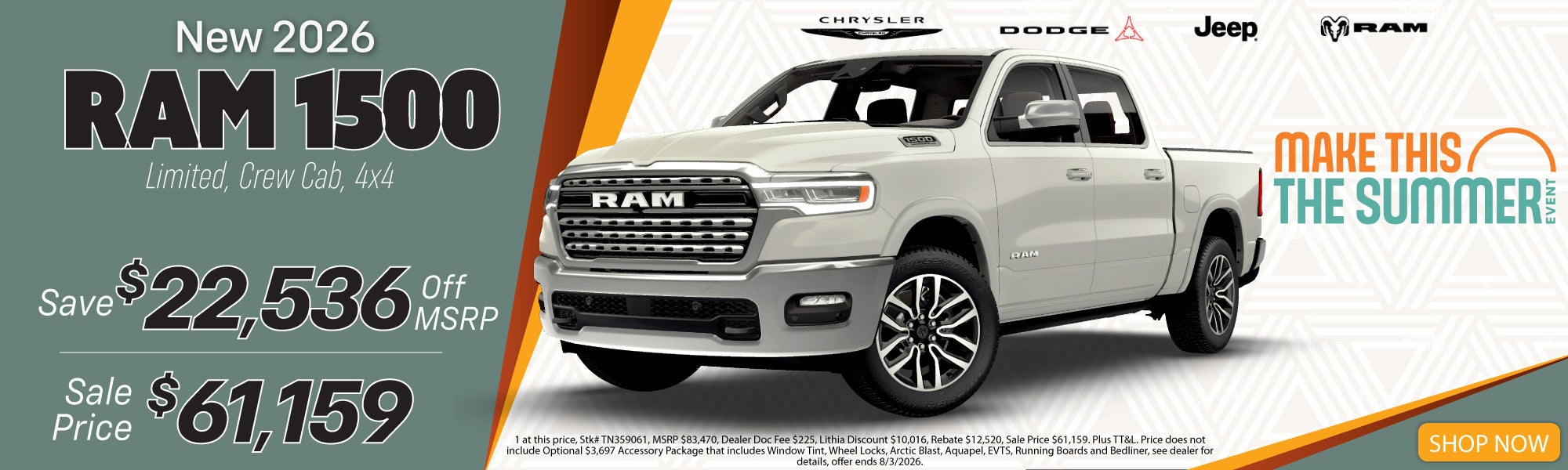 New 2026 Ram 1500