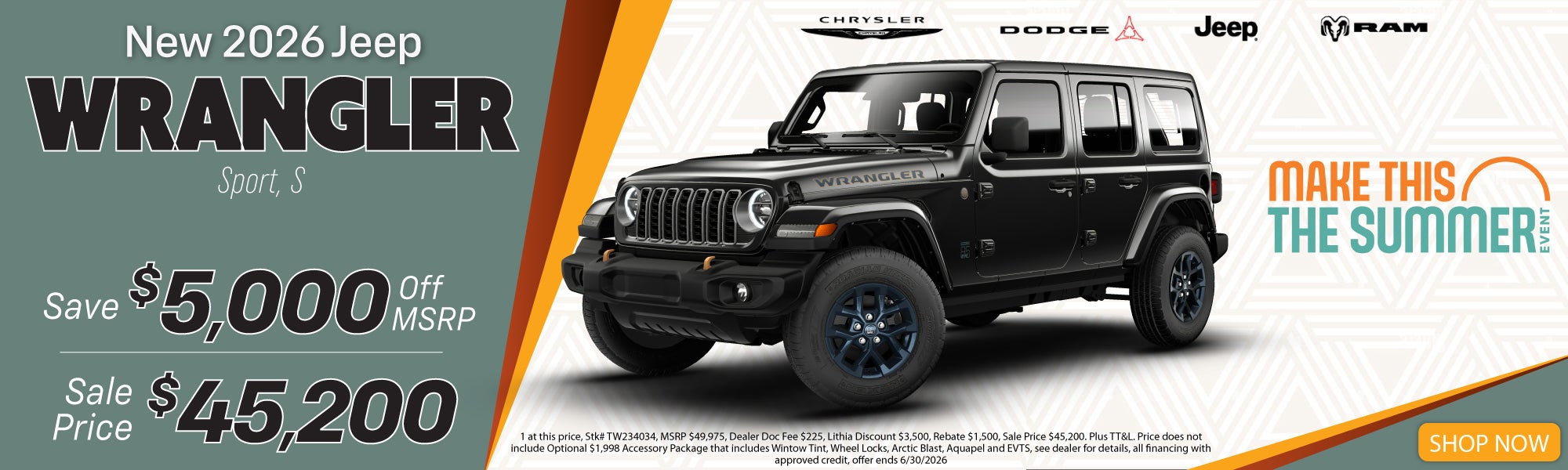 New 2026 Jeep Wrangler