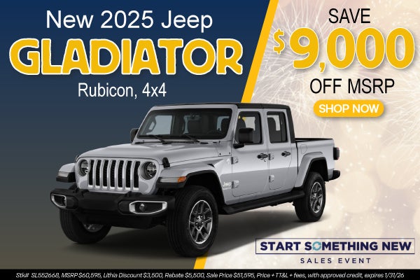 New 2025 Jeep Gladiator