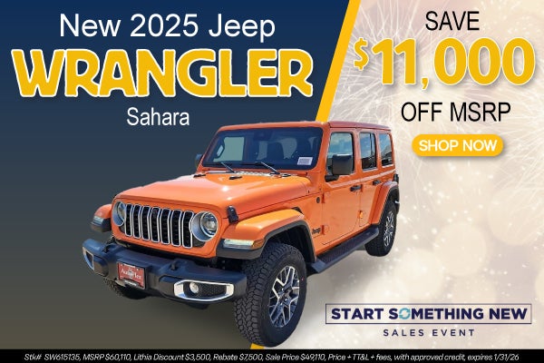 New 2025 Jeep Wrangler